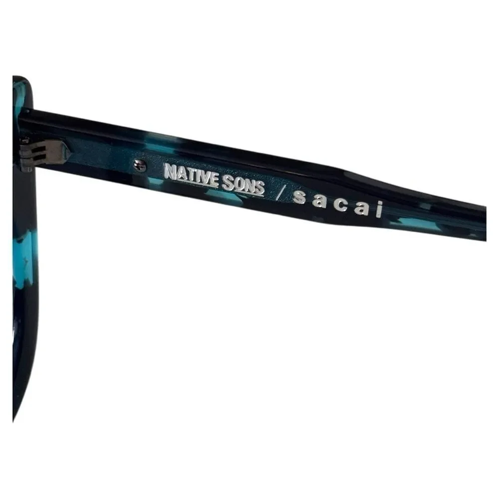 Native Sons x sacai Krasner Sunglasses – Blue Gray – Rare Designer Collab